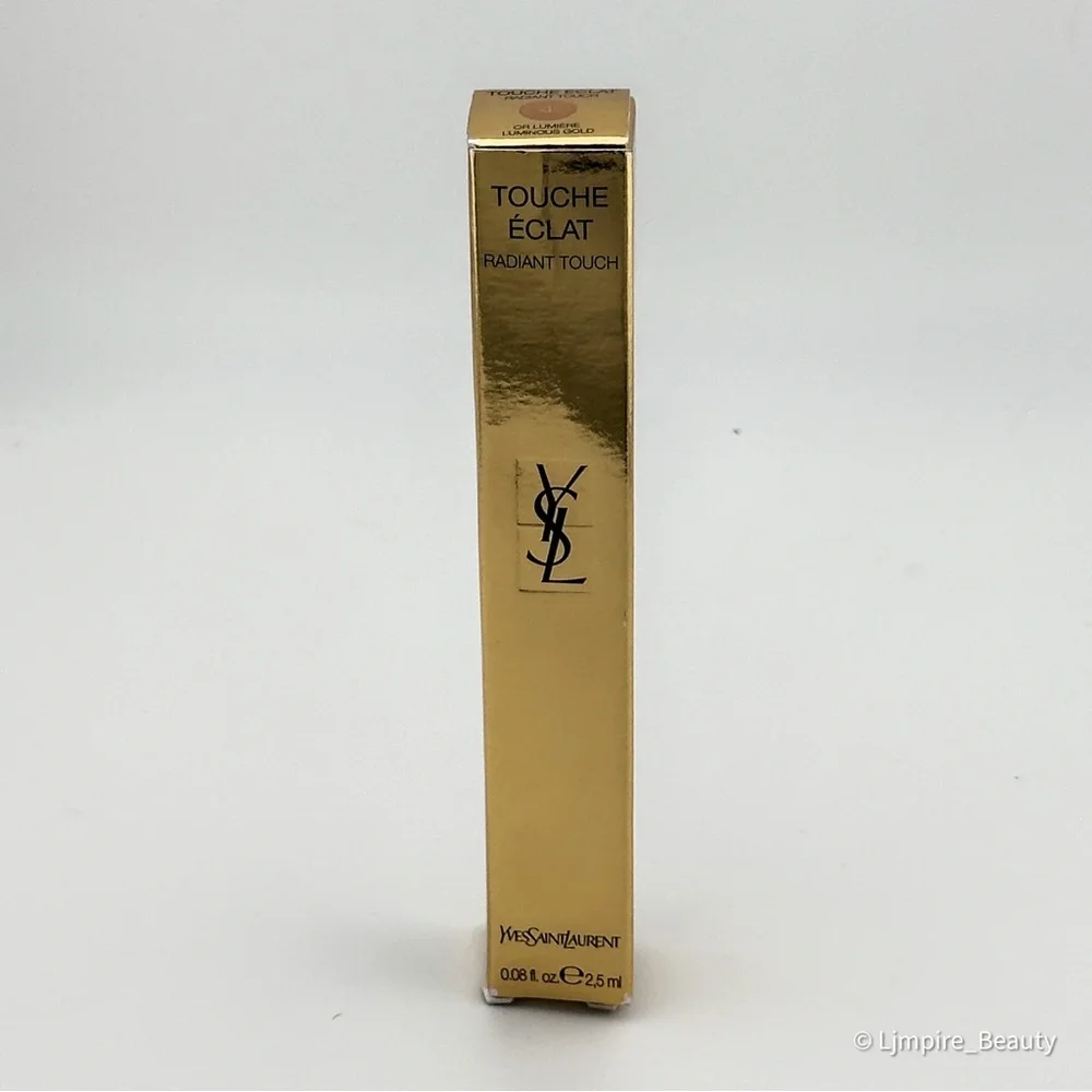 🆕 YVES SAINT LAURENT Touche Éclat Radiant Touch in 4 Luminous Gold NIB